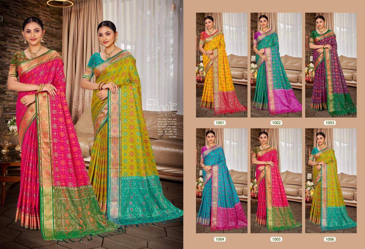 Bunawat - Rajshahi Patola-01 Bridal sarees in Pune